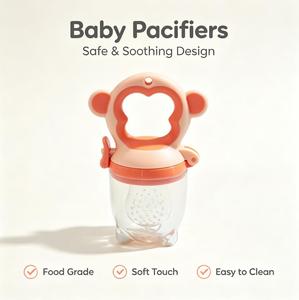 <span class=keywords><strong>Biberon</strong></span> en silicone FUBON en forme d'animal mignon <span class=keywords><strong>avec</strong></span> tétine souple facile à nettoyer, distributeur de fruits pour bébé, sucette, biberons pour bébé - Product Image 1