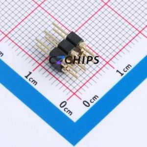 XDZ254C-2-03-Z-3.0-G1 Pin Header Through hole Component (THT),P=2.54mm Connector 2x3P 2.54mm 2.54mm Round Pin - Product Image 2