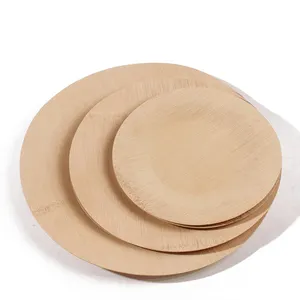 Bamboo Plates Disposable Bamboo Plates Degradable Cake Plates Western Dishes Outdoor Picnic Environmental Tableware