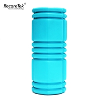 Rouleau en mousse EVA bleu personnalisé de 33 cm avec logo, pour massage des tissus profonds, idéal pour la gym, le fitness, le yoga et la relaxation musculaire