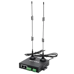 Endüstriyel Wifi yönlendirici kablosuz 300mbps 4g Sim kartlı Router yuvası endüstriyel otomasyon için RS232 485 ila wiff 4G UOTEK R9505