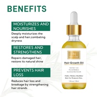 Private Label 30ml Rosmarin Schnelles Haarwuchsöl Natürliches Minz-Kopfhaut- und Haarstärkungsöl