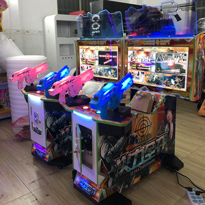 Máquina recreativa grande para niños, operada con monedas, de doble pistola, <span class=keywords><strong>Alien</strong></span> Vs. Máquina de disparos Predator Haunted House para uso comercial 1 English 5 1 - Product Image 4