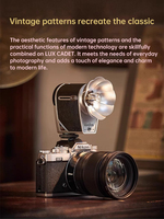 Lampu Flash Kamera Retro Cadet Retro Flash Berbentuk Kipas Dual-mode Untuk Kamera Fujifilm