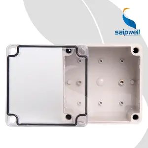 SAIPWELL IP66防水ABS/PCプラスチック電気ジャンクションボックスDS-AT-1212 125*125*100mm