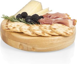 <span class=keywords><strong>Planche</strong></span> à <span class=keywords><strong>fromage</strong></span> ronde Bambus Schneidebrett Plateau de <span class=keywords><strong>charcuterie</strong></span> Cuisine de <span class=keywords><strong>charcuterie</strong></span> <span class=keywords><strong>Planche</strong></span> à découper naturelle avec ensemble de couteaux naturels - Product Image 5