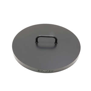 BONFEU - Coperchio BONBIZA da 80 cm in acciaio antracite - Product Image 1
