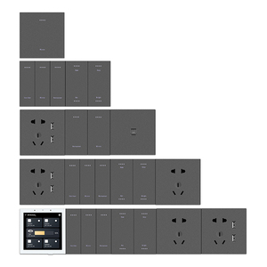TianLai M6-1K-ZT panneau PC 1 gang Mini Tuya Zigbee interrupteur d'éclairage mural intelligent - Product Image 5