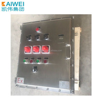 Boîte de jonction anti-explosion, boîte de commande en acier inoxydable, bouton anti-explosion, BXK403020, offre OEM CE CCC CN;SHG KAIWEI IP56