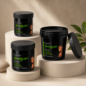 Gel tressage Sunpinherb OEM ODM pour une tenue forte des cheveux bouclés, des tresses, des locs et des styles lisses - Product Image 6
