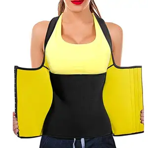 Workout Tank Hook Vest Adjustable Sauna Suit Compression Sweat Vest Waist Trainer for Womens