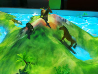 Fantastique 3D AR Table de sable Boîte de sable Enfants Jeux interactifs Table de projecteur d'hologramme pour enfants Blocs et parc de jeux