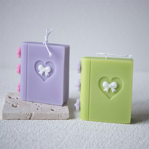Bougies d'<span class=keywords><strong>aromathérapie</strong></span> créatives <span class=keywords><strong>livre</strong></span> simulé forme de cahier bougie parfumée anniversaire pour cadeau décoration de la maison - Product Image 1