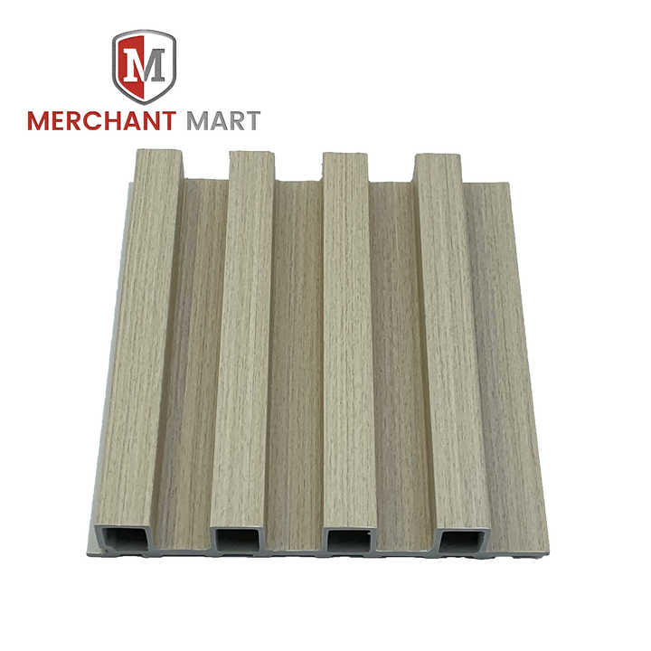 Indoor WPC Slat Partition Wall PVC Panels Interior Wall WPC Louver ...