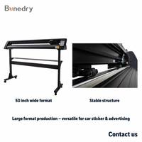 Plotter de corte de vinilo con prensa térmica KH-1350A, alimentación de 1350 mm, corte de 1260 mm, contorno manual, motor paso a paso, Signmaster para pegatinas, calcomanías y letreros