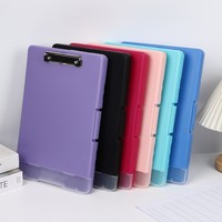 Porte-documents multifonctionnel avec emplacement pour stylo, bloc-notes, grande capacité, boîte de rangement pour papiers de test et données, modèle de bureau et d'apprentissage 01, logo imprimé