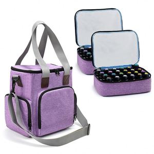 BSCI Factory Simple Large Capacity Multi-layer Essential Oil Bag Custom Portable Nail Polish Packaging <b>Box</b> - Product Image 5