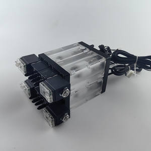 Modèle 7801-C3 Indépendant à quatre cavités à deux étages pour cartouche d'encre avec 4 petites électrovannes et 8 sorties en acrylique - Product Image 4