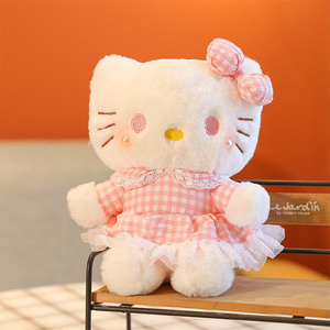 Peluche Hello Kitty o Gatto Nere da 25 cm all'ingrosso per bambini - Bambole animate KT - Regali per bambini - Product Image 2