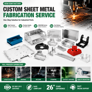 Servicio de Fabricación de Metal Personalizado de Alta Precisión, Fabricación de Chapa Metálica de Aluminio y Acero Inoxidable OEM para la Industria - Product Image 1