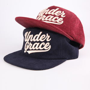 Gorras topi bordir 6 Panel baru topi Snapback korduroi kustom topi Snap back grosir topi - Product Image 5