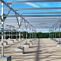 Fabrication de structures solaires, clips pour panneaux solaires, support réglable pour supports de panneaux solaires, fixations de panneaux solaires sur toit