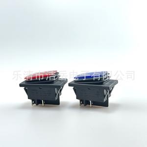 Interrupteur à bascule Kcd4 16a Ip65 Spst avec voyant lumineux pour 12v 24v 220v, matériau PC étanche - Product Image 4