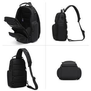 <span class=keywords><strong>Ozuko</strong></span> 9808 Sling Crossbody Bag Bolso de hombro, ligero One Strap Sling Bag Mochila para senderismo Caminar Ciclismo Viajes Ciclismo - Product Image 2
