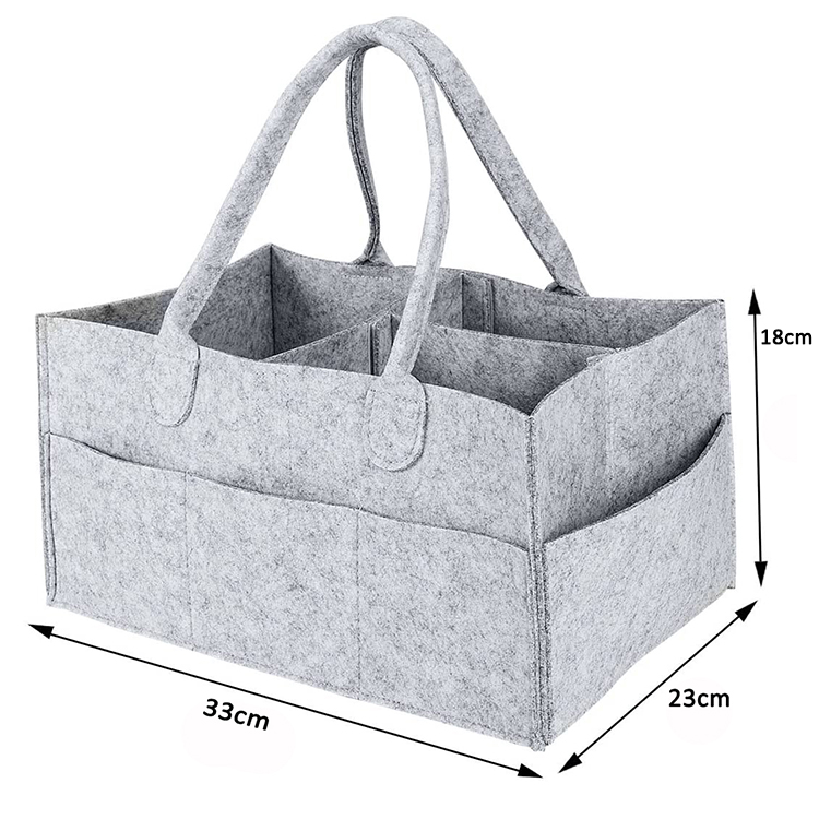 Индивидуальный размер и толщину Войлок детские пеленки caddy Организатор мешок