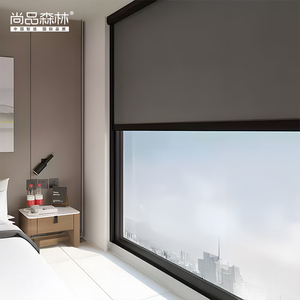 Restaurant Store personalizzato moderno bambù orizzontale semplice <span class=keywords><strong>rullo</strong></span> elettrico telecomandato UV blocco finestra francese - Product Image 3