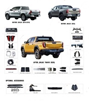 Kit de carrosserie de conversion Facelift pour Hilux Revo 2016-2025 – Améliorez votre Hilux Travo 2026 avec ce kit de carrosserie complet