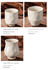Tazza da Caffè in Ceramica Creativa con Logo Personalizzato 250ml Senza Manico Tazze da Tè in Ceramica <span class=keywords><strong>Fatte</strong></span> <span class=keywords><strong>a</strong></span> <span class=keywords><strong>Mano</strong></span> Tazza da Caffè Arabo - Product Image 6