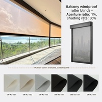 Volet roulant électrique intelligent et coupe-vent pour balcon, gazebo extérieur, pare-soleil isolant pour hôtel