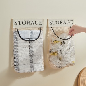 Custom logo Printed Kitchen Closet Organizer Net Bag Potato Vegetable <b>Wall</b> <b>Hanging</b> Garbage Bag <b>Storage</b> Mesh <b>Storage</b> Bag - Product Image 6
