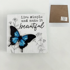 Nuevo Diseño Rústico <span class=keywords><strong>de</strong></span> Decoración <span class=keywords><strong>de</strong></span> Mesa <span class=keywords><strong>de</strong></span> Madera para Pascua, Decoración Ecológica para la Temporada <span class=keywords><strong>de</strong></span> Primavera, Letreros con Impresión UV, Color y Tamaño Personalizables - Product Image 2