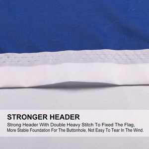 Pieds 3x5 de haute qualité pour drapeaux de la <span class=keywords><strong>NFL</strong></span> Toutes les équipes nationales Vente en gros personnalisée Y compris le stock direct des New York Giants pour le Super Bowl - Product Image 6