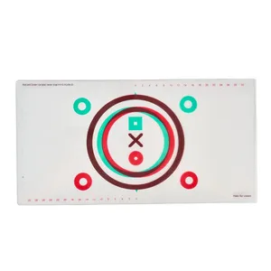 Gráfico vectorial rojo-verde para la colección de ambliopía, dispersión estereoscópica, fusión, función de visión, instrumentos ópticos de entrenamiento - Product Image 4