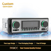 BQCC Universelles Single-DIN Autoradio mit USB AUX FM-Empfänger BT Freisprecheinrichtung ISO-Adapter KI-Sprachassistent Fahrzeug-MP3-Player