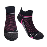 Chaussettes de sport basses unisexes en nylon respirant avec logo personnalisé pour jeunes, idéales pour le cyclisme et la course à pied – Performance masculine