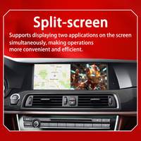LELV Android 14 Pemutar Multimedia Mobil 665 untuk BMW Seri 5 GT F07 Android Auto Wireless CarPlay GPS Layar Sentuh 4GB Snapdragon