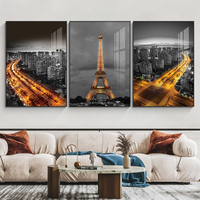 Salon décoré tour Eiffel Europe du Nord France Paris affiche art mural moderne impression sur toile cristal porcelaine peinture