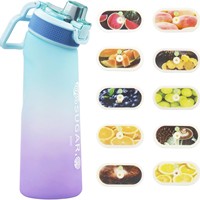 Bouteille d'eau personnalisée de 700ml réutilisable aromatisant au goût de l'air Smaken Fruit up Drink Smell Scent Met Tritan avec des dosettes de cola à saveur d'air