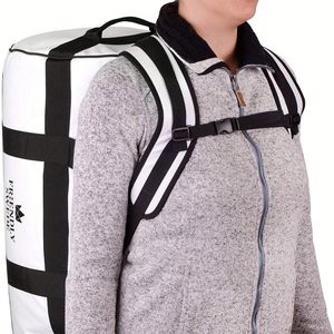 Borsa Impermeabile a Secco da 120 L per Moto, Kayak, Rafting, Sci, Viaggi ed Escursioni, Grande Capacità in PVC - Product Image 4