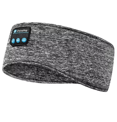 2024 Blue Tooth 5.0 Earphones Sports Sleeping Headband Elastic Wireless Headphones Music Eye Mask