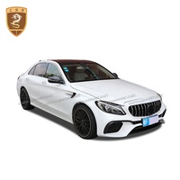 Kit de carrosserie PU classe C W205 pour mise à niveau C65S, avec pare-choc avant, Grille, fournitures chinoises