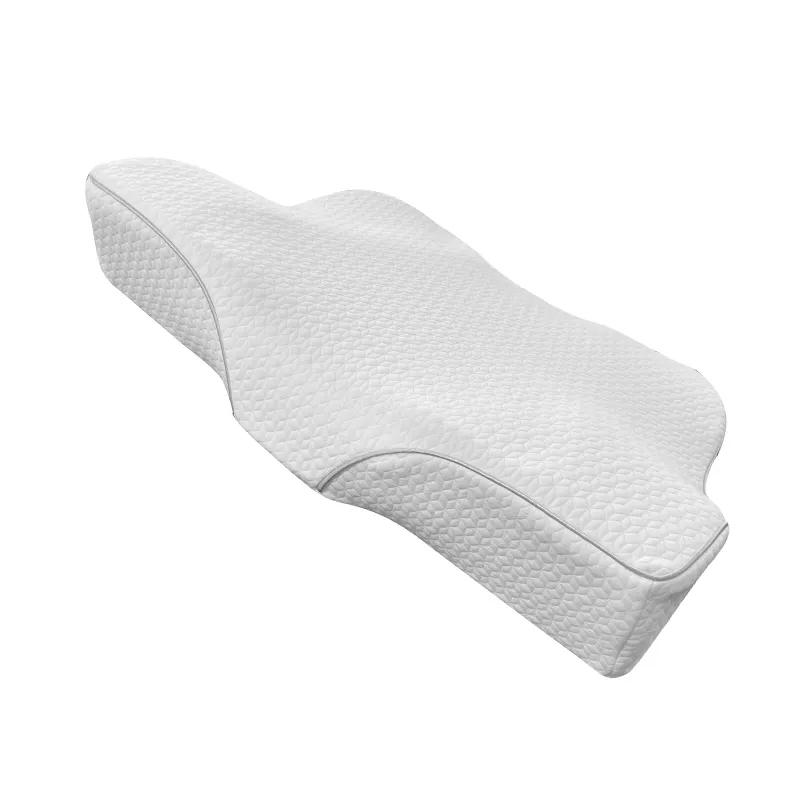 Cuscino di supporto per il collo in Memory Foam di contorno ergonomico ortopedico cuscino per letto letto per traversine posteriori laterali traspiranti