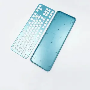 Çin Oem yüksek hassasiyetli özel prototip Cnc alüminyum mekanik durumda eloksal Metal klavye ile