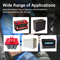 Lector de Códigos OBDII Portátil T400, Escáner de Diagnóstico de Fallas de Vehículos con Prueba de Batería y Función de Verificación de Componentes para Autos OBD2