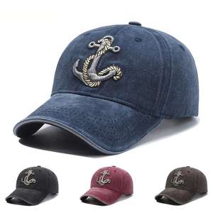 Gorras de Béisbol Personalizadas al por Mayor, de Algodón Lavado, Bordadas, Vintage, de 6 Paneles, Ajustables, para Hombre y Mujer - Product Image 1