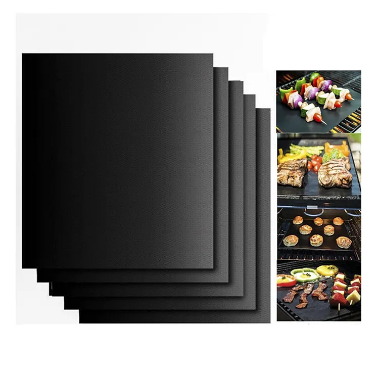 BBQ Grill Mat Baking Mats for Charcoal or Electric Grill - Heat Resistant, Reusable and Easy to Clean